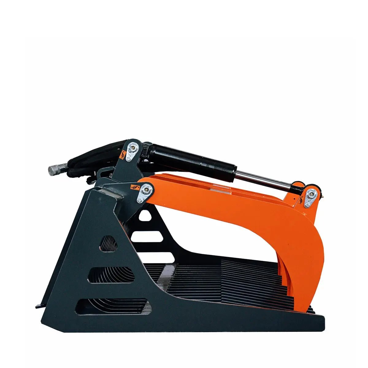 72″ Skid Steer Skeleton Grapple Attachment, Universal Mount, 34″ Arm Opening, 3″ Tine Spacing, 2600 lb Weight Capacity, TMG-SG73