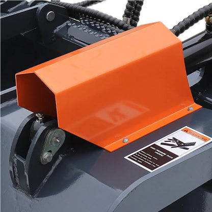 72″ Skid Steer Solid Bottom Grapple Bucket, 35″ Grab Opening, Dual Cylinder Arms, 3000-lb Capacity, 30-70 HP, TMG-GB72