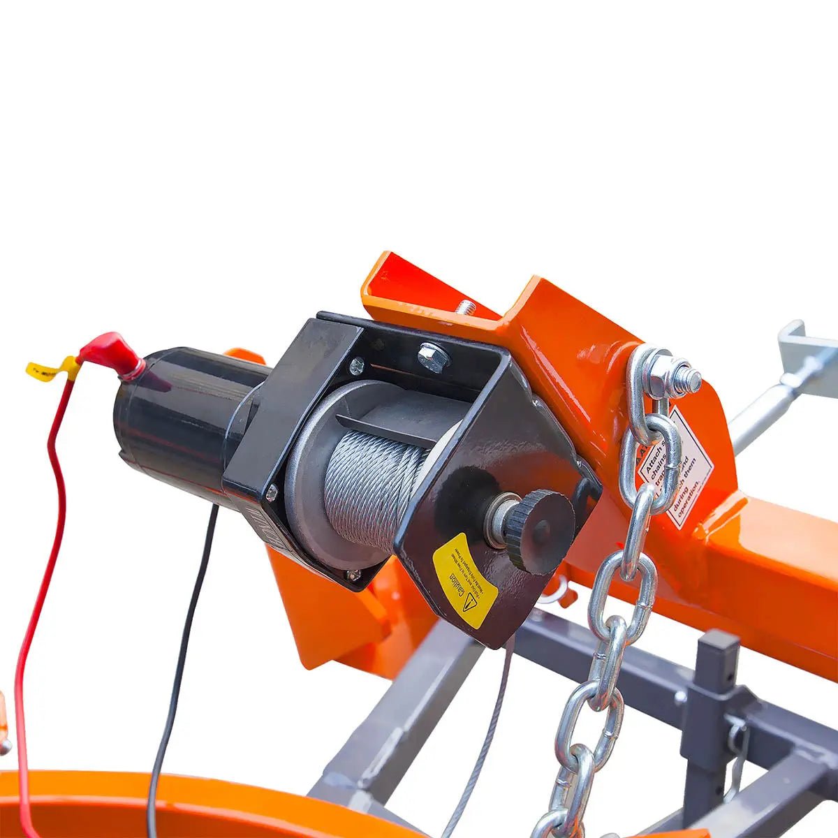 72″ Truck/SUV Front Mount Snow Plow Pusher, Left and Right Angle, 2″ Mount Receiver, Wireless Winch Control, TMG-TSP72