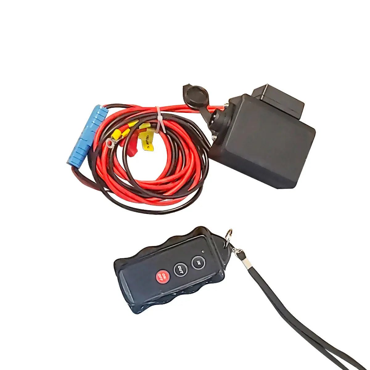 72″ Truck/SUV Front Mount Snow Plow Pusher, Left and Right Angle, 2″ Mount Receiver, Wireless Winch Control, TMG-TSP72