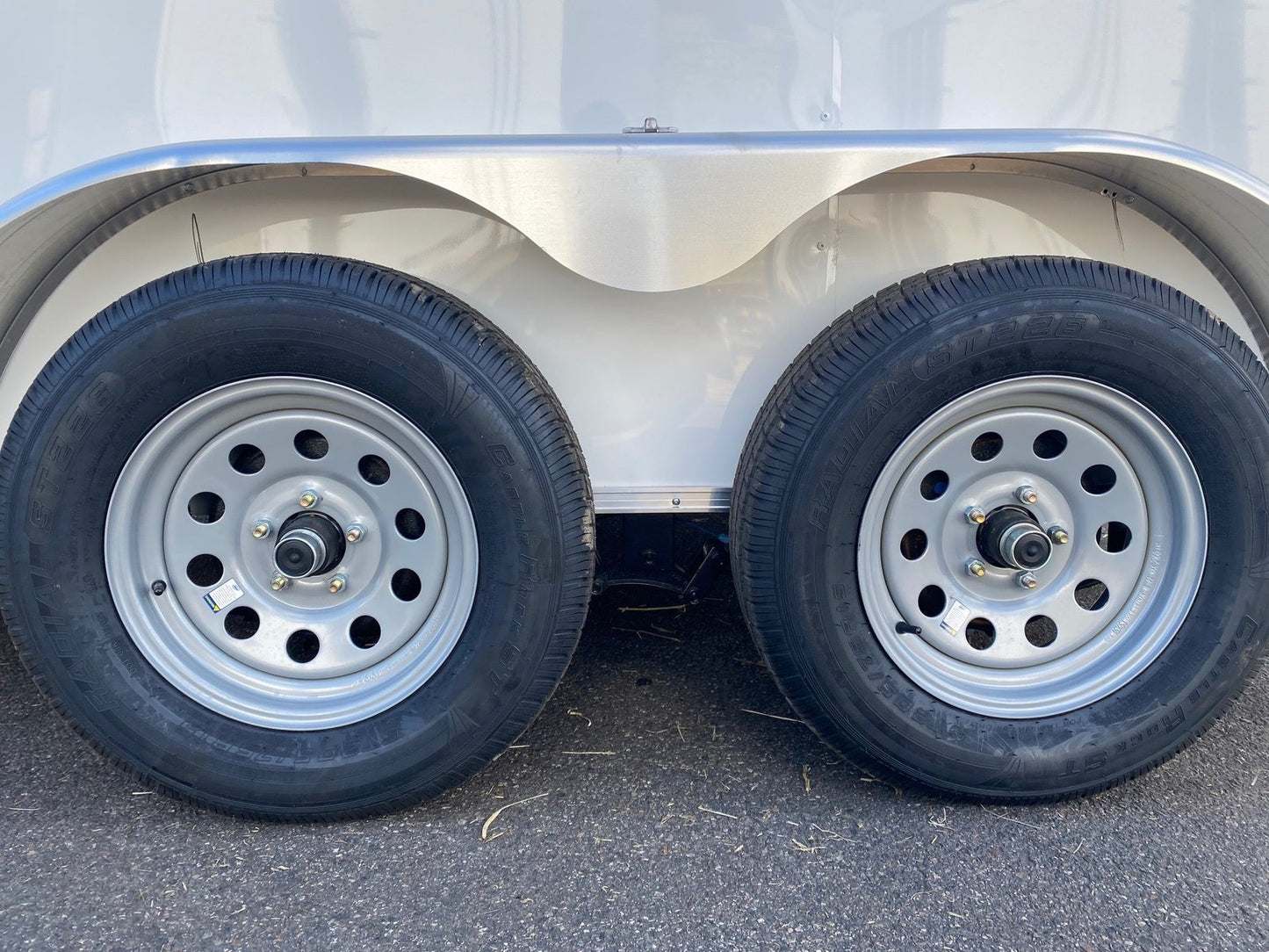 Spartan 7X12 Enclosed Cargo Tandem Axle Trailer | White | SP7X12TA