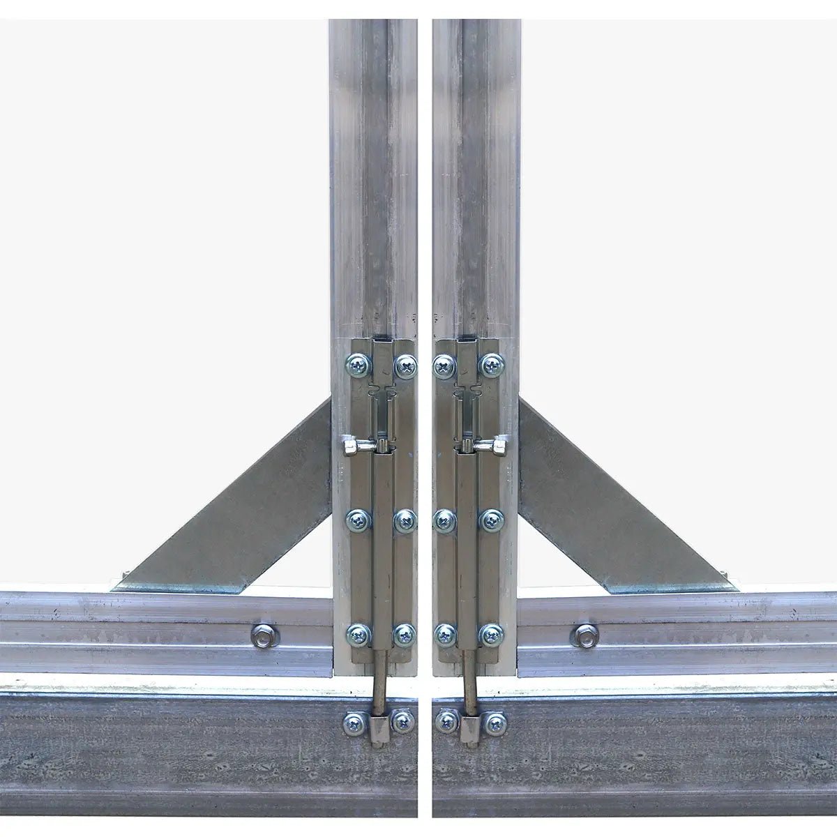 8′ x 10′ Greenhouse with Galvanized Steel Frame, Polycarbonate Twin-Wall Roof and Crystal-Clear Solid Walls TMG-GH811