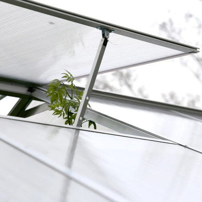 8′ x 20′ Aluminum Frame Greenhouse w/4 mm Twin Wall Polycarbonate Panels, UV Protected Panels, TMG-GH820