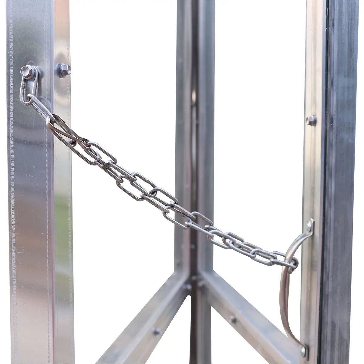 8′ x 20′ Greenhouse with Galvanized Steel Frame, Polycarbonate Twin-Wall Roof and Crystal-Clear Solid Walls TMG-GH821