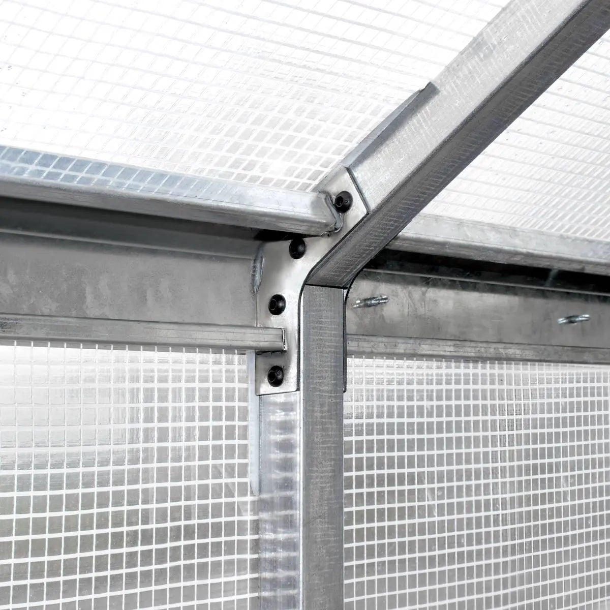 8’ x 26’ Greenhouse Grow Tent w/20 Mil Ripstop Leno Mesh PVC Cover, Galvanized Steel Frame, Roll-up Windows, TMG-GH826