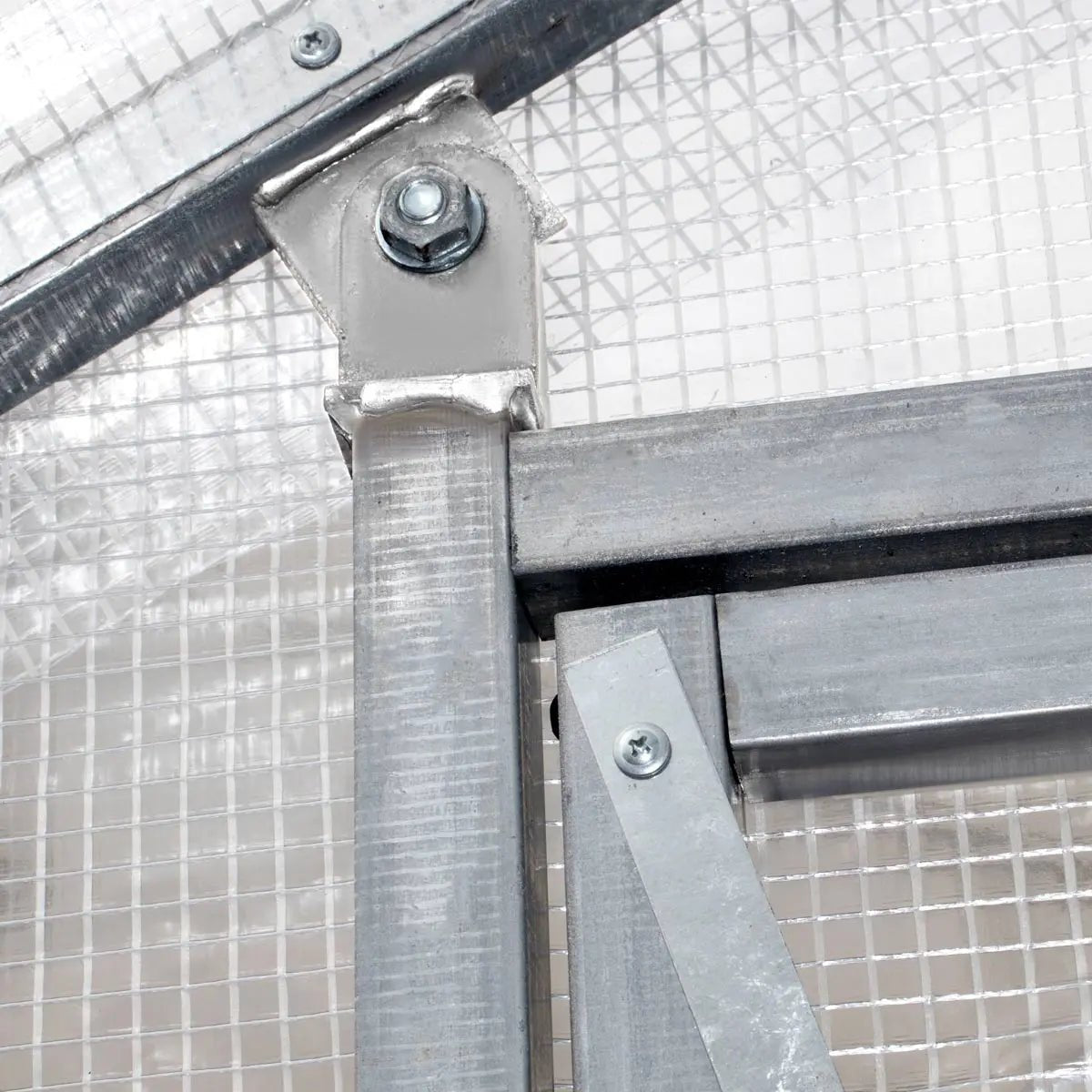 8’ x 26’ Greenhouse Grow Tent w/20 Mil Ripstop Leno Mesh PVC Cover, Galvanized Steel Frame, Roll-up Windows, TMG-GH826