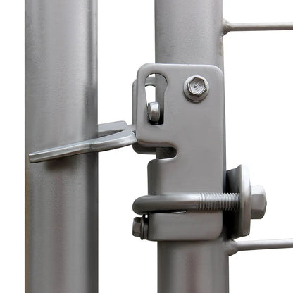 8’ x 8’ Galvanized Dog Kennel, Easy Assembly, Weather-Resistant, TMG-DCP08