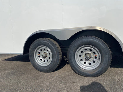 Spartan 8.5X20 Tandem Axle Enclosed Cargo Trailer | White