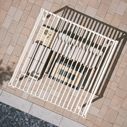 MIRADOR 80S 10’x10′ LATTE PERGOLA