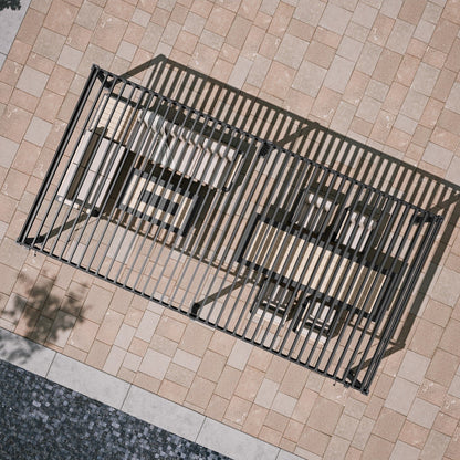 MIRADOR 80S 10’x20′ CHARCOAL PERGOLA