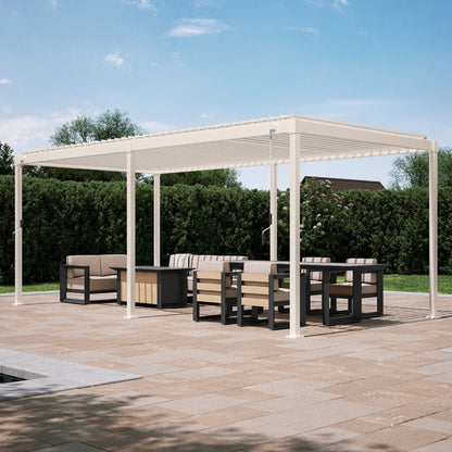 MIRADOR 80S 10’x20′ LATTE PERGOLA