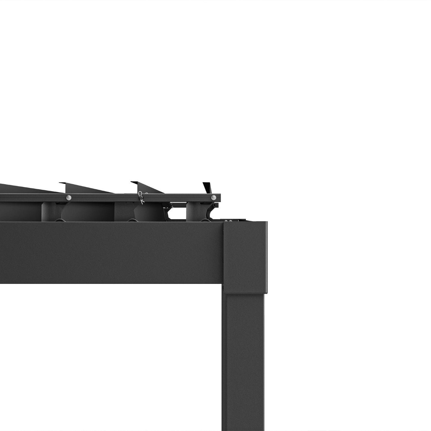 MIRADOR 80S 10’x10′ CHARCOAL PERGOLA