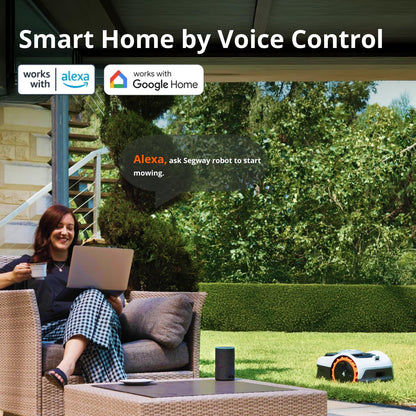 Segway Navimow i105N Robot Lawn Mower, AI Mapping, Perimeter Wire-Free, App Control