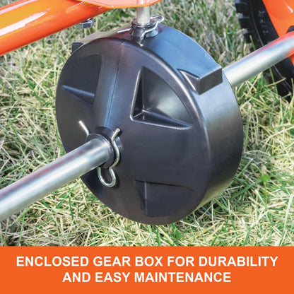 Agri-Fab 45-0543 Tow-Behind 100 lb Lawn & Garden Spiker Seeder Spreader