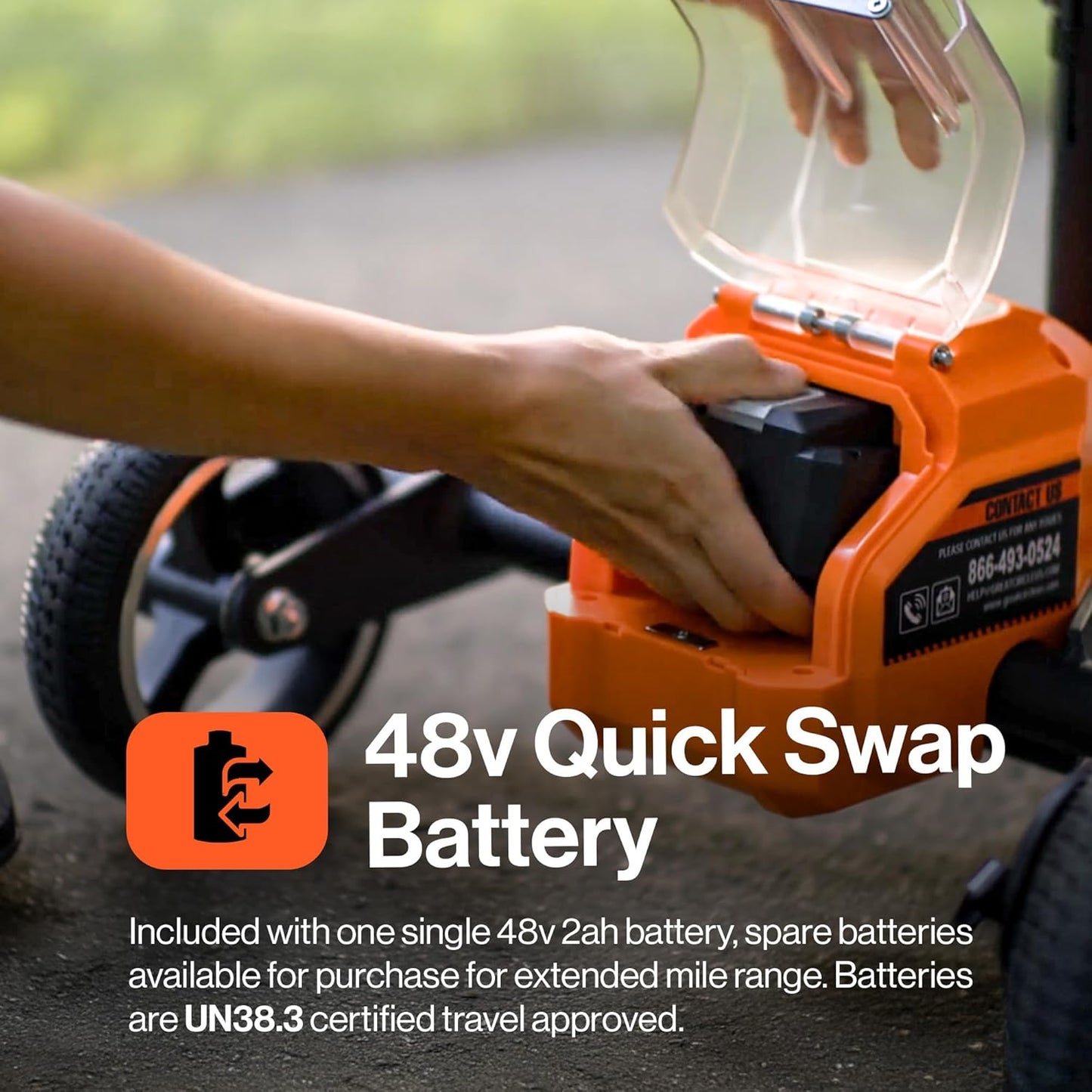 SuperHandy Foldable 3-Wheel Mobility Scooter for Adults, 13-Mile Range, Travel Friendly