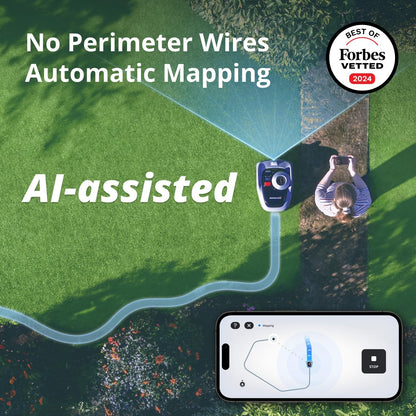 Segway Navimow i105N Robot Lawn Mower, AI Mapping, Perimeter Wire-Free, App Control