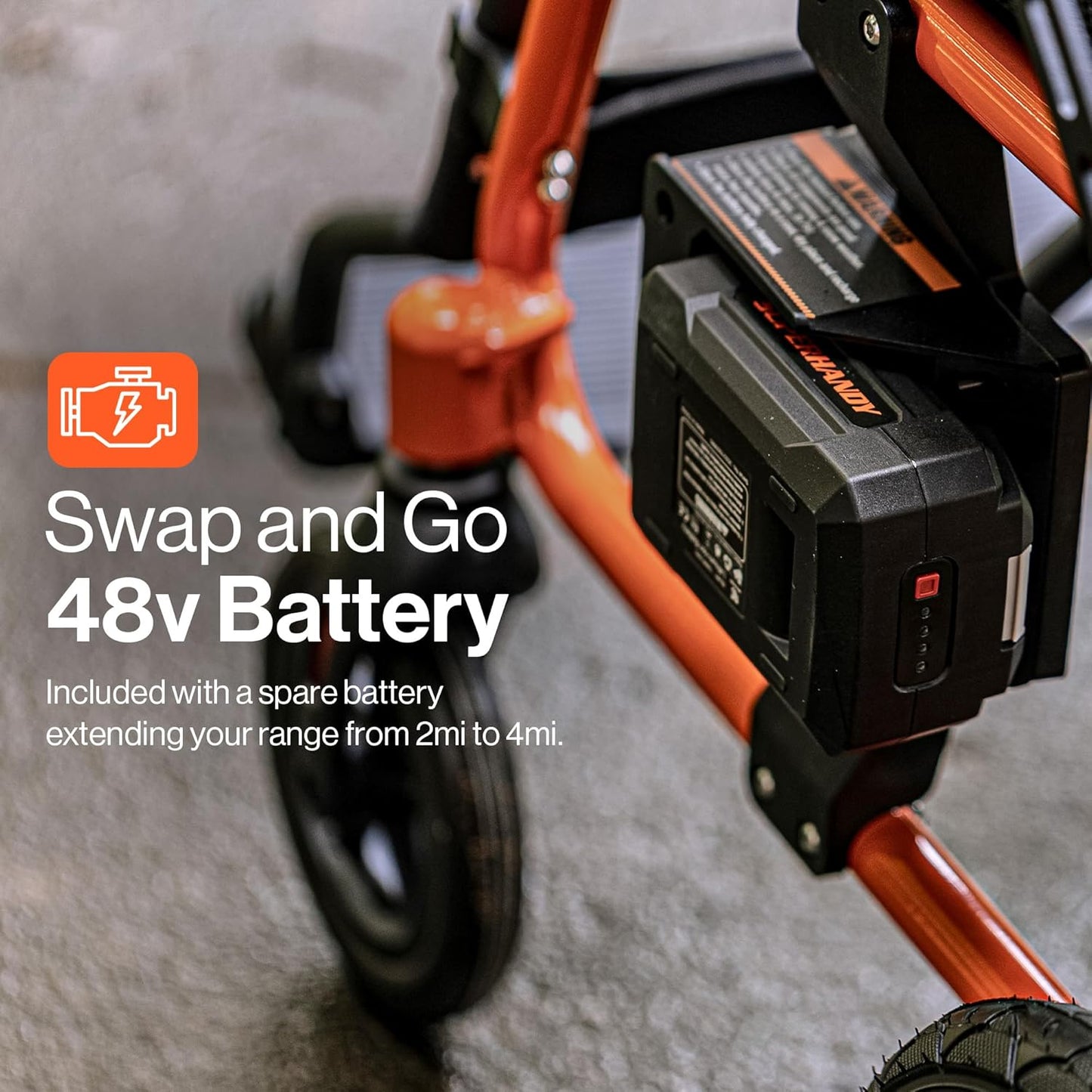 SuperHandy GoRide 2 Plus Foldable Electric Wheelchair, Dual Motors, Zero-Turn