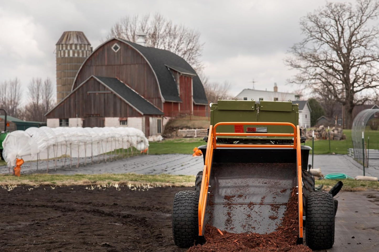 Impact Implements 1500 lb Utility Cargo Trailer with Pivot Dump for ATV, UTV, and Lawn Tractor