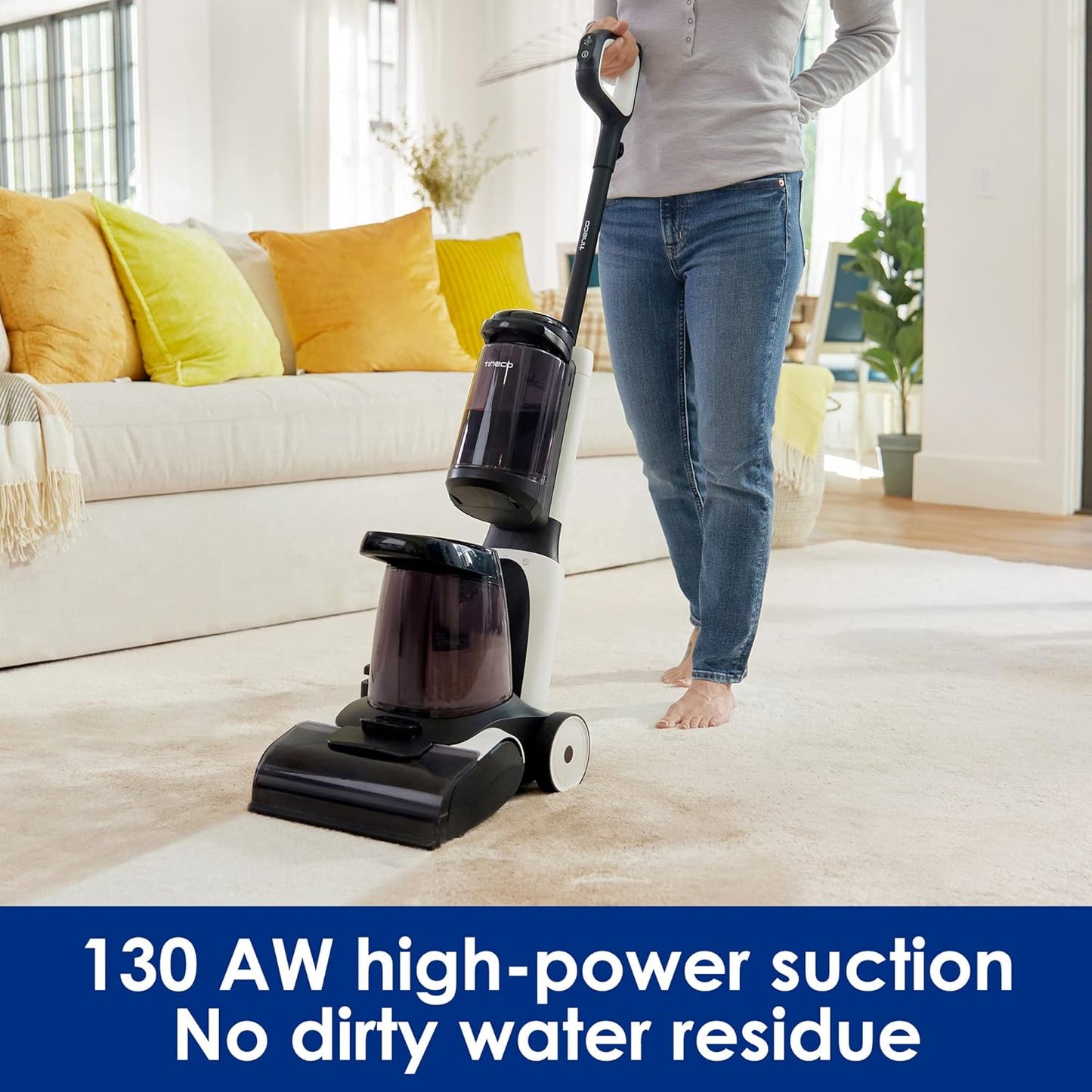 Tineco CARPET ONE Smart Lightweight Carpet & Upholstery Cleaner with LED Display