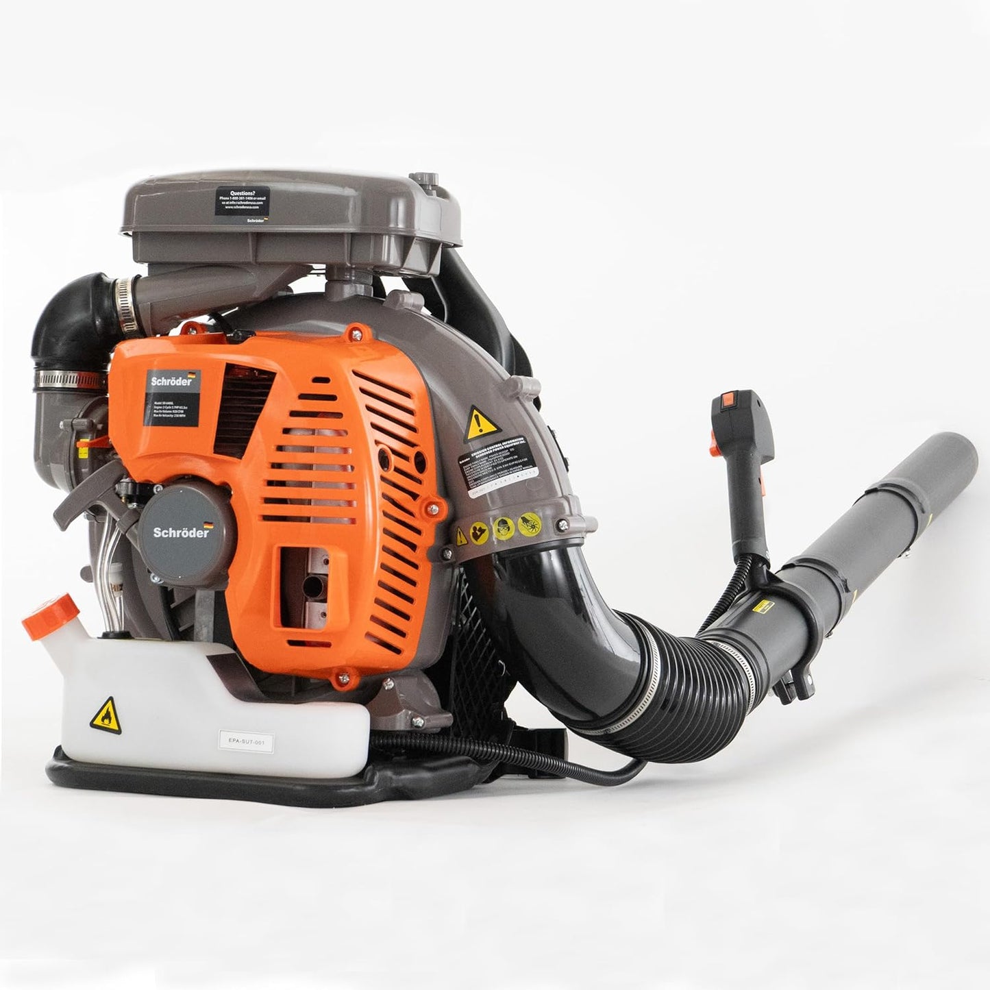 Schröder SR-6400L Backpack Gas Leaf Blower, 3.7 HP Engine