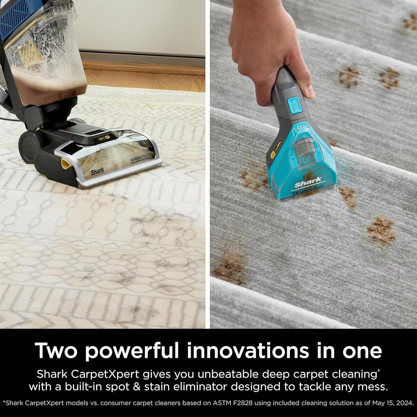 Shark CarpetXpert Carpet & Upholstery Cleaner with StainStriker, EX201