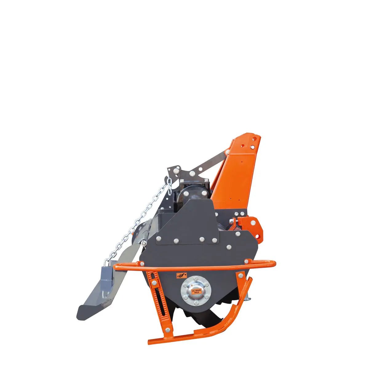 83″ 3-Point Hitch Commercial Grade Rotary Tiller, 45-80 HP Tractor, 6″ Tilling Depth, PTO Shaft Included, Category 1 & 2 Hookup, TMG-RT83