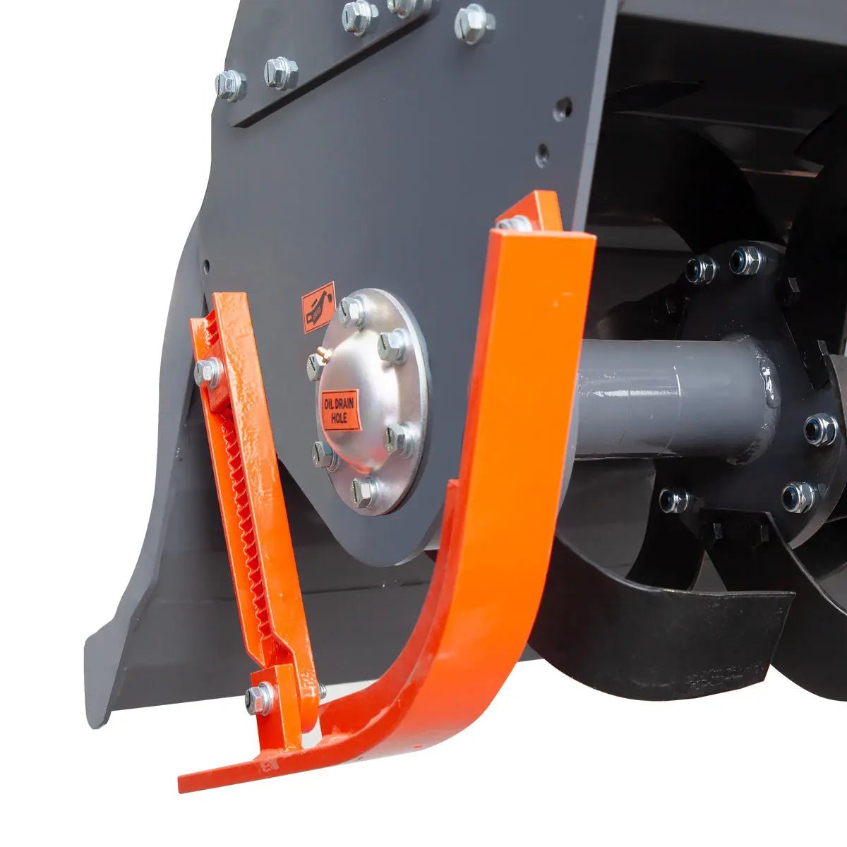 83″ 3-Point Hitch Commercial Grade Rotary Tiller, 45-80 HP Tractor, 6″ Tilling Depth, PTO Shaft Included, Category 1 & 2 Hookup, TMG-RT83