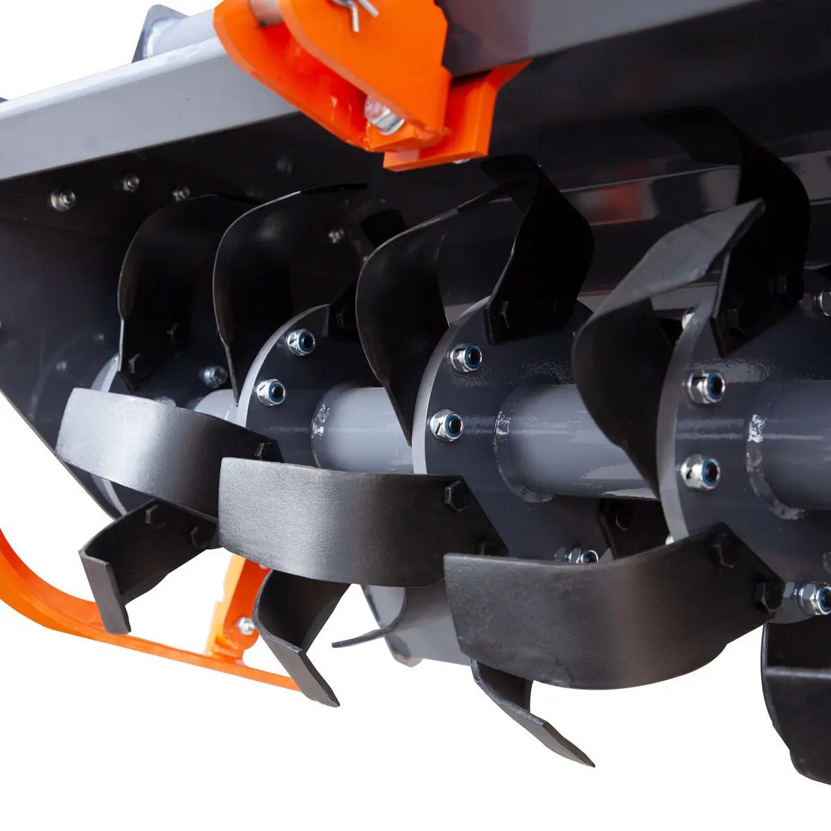 83″ 3-Point Hitch Commercial Grade Rotary Tiller, 45-80 HP Tractor, 6″ Tilling Depth, PTO Shaft Included, Category 1 & 2 Hookup, TMG-RT83