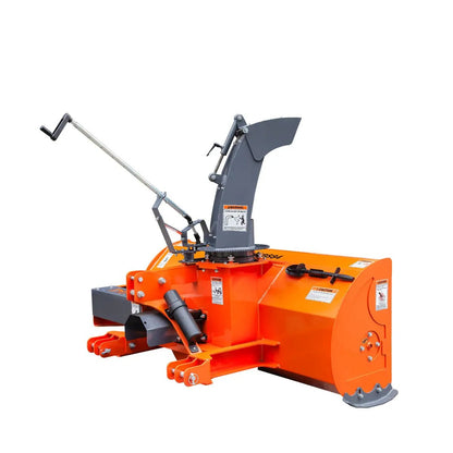 84″ 3-Point Hitch Snow Blower, 25-90 HP, 24″ Diameter Impeller, 360° Snow Chute, CAT 1 & CAT 2 Suspension, TMG-TBS84