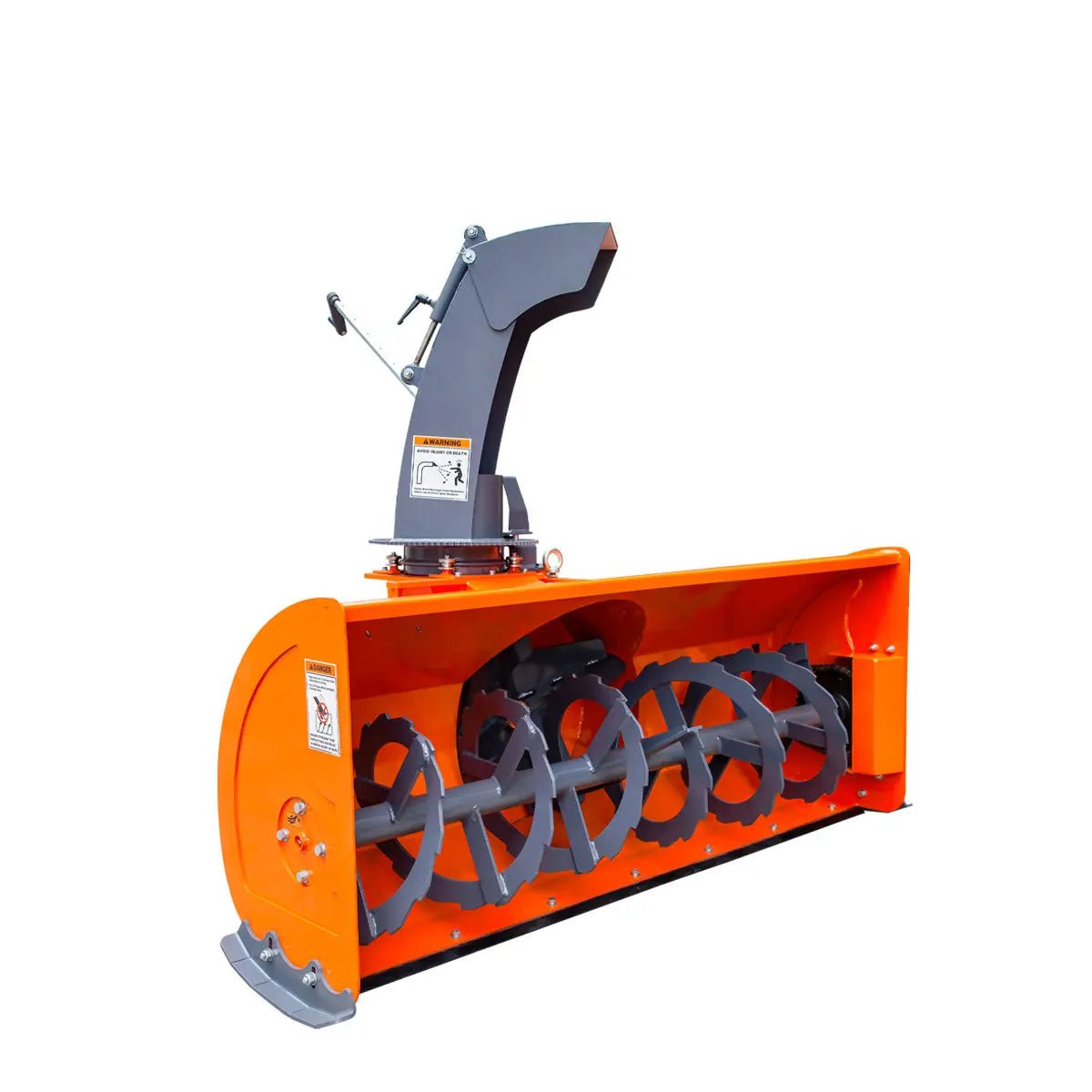 84″ 3-Point Hitch Snow Blower, 25-90 HP, 24″ Diameter Impeller, 360° Snow Chute, CAT 1 & CAT 2 Suspension, TMG-TBS84