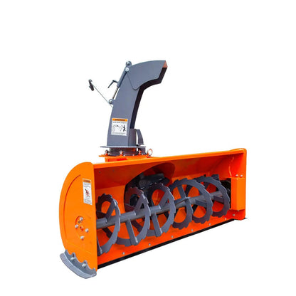 84″ 3-Point Hitch Snow Blower, 25-90 HP, 24″ Diameter Impeller, 360° Snow Chute, CAT 1 & CAT 2 Suspension, TMG-TBS84