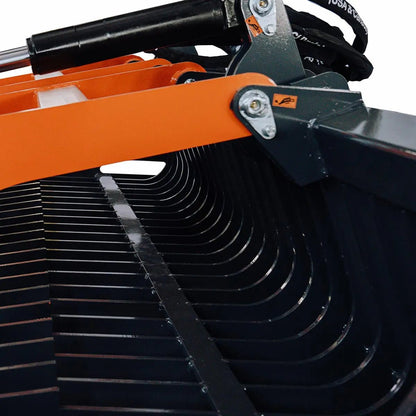 84″ Skid Steer Skeleton Grapple Attachment, Universal Mount, 34″ Arm Opening, 3″ Tine Spacing, 2600 lb Weight Capacity, TMG-SG85