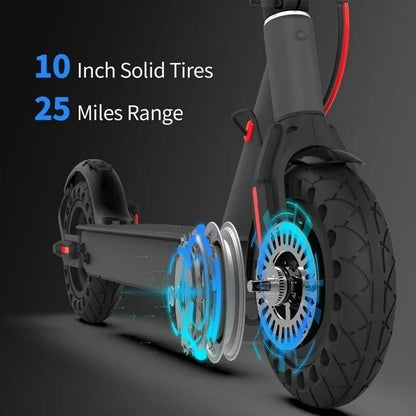 Hiboy S2 Pro Electric Scooter 500W Motor 10 Solid Tires 25 Miles Range 19 M