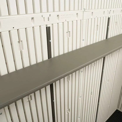 8 Ft. W x 10 Ft. D Plastic Traditional Storage Shed