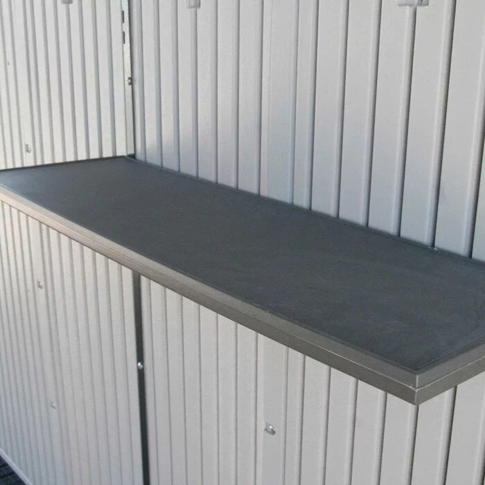 8 Ft. W x 10 Ft. D Plastic Traditional Storage Shed