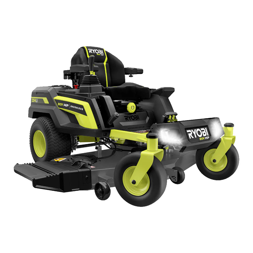 80V Max HP Lithium 54″ Brushless Electric Zero Turn Lawn Mower
