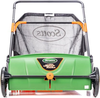 Scotts 26 in. Push Lawn Sweeper LSW70026S, Black/Green