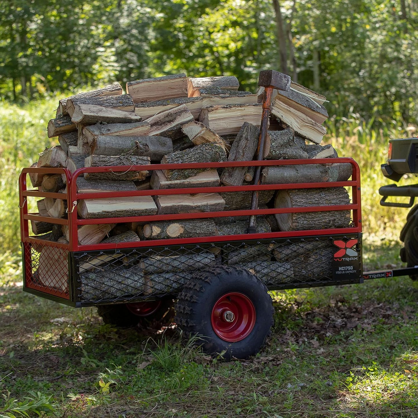 Yutrax Trail Warrior X4 1,250 lb Off-Road UTV/ATV Utility Trailer TX159