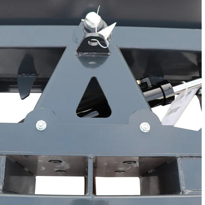 94″ Skid Steer Dozer Blade/Snow Plow Pusher, 30° Left & Right, Bolt-On Cutting Edge, Adjustable Skid Shoes, Universal Quick Mount, TMG-DB94