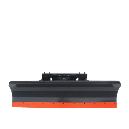 94″ Skid Steer Dozer Blade/Snow Plow Pusher, 30° Left & Right, Bolt-On Cutting Edge, Adjustable Skid Shoes, Universal Quick Mount, TMG-DB94