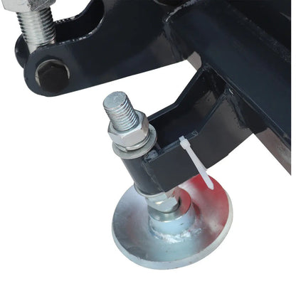 94″ Skid Steer Dozer Blade/Snow Plow Pusher, 30° Left & Right, Bolt-On Cutting Edge, Adjustable Skid Shoes, Universal Quick Mount, TMG-DB94