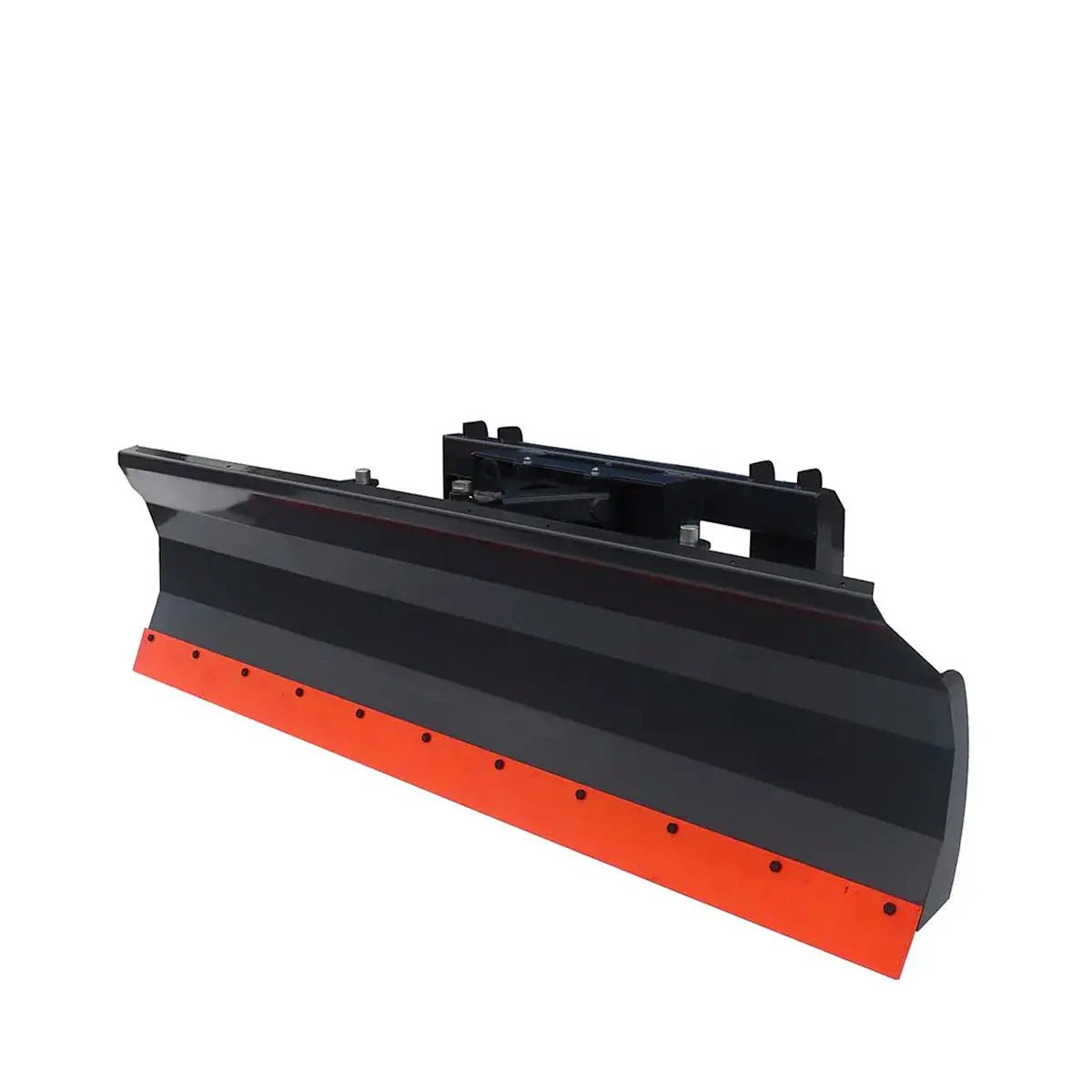 94″ Skid Steer Dozer Blade/Snow Plow Pusher, 30° Left & Right, Bolt-On Cutting Edge, Adjustable Skid Shoes, Universal Quick Mount, TMG-DB94