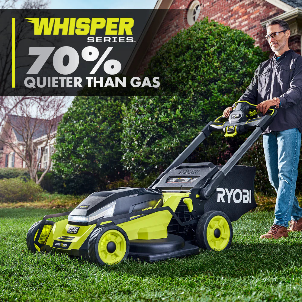 RYOBI 80v Hp brushless 30″ self-propelled dual-blade lawn mower kit