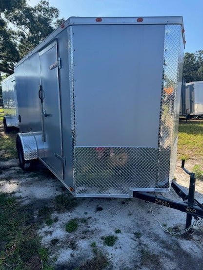 2025 6X12SA ENCLOSED CARGO TRAILER RAMP DOOR 9606