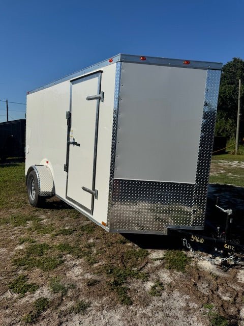 2025 6X12SA ENCLOSED CARGO TRAILER RAMP DOOR 9610