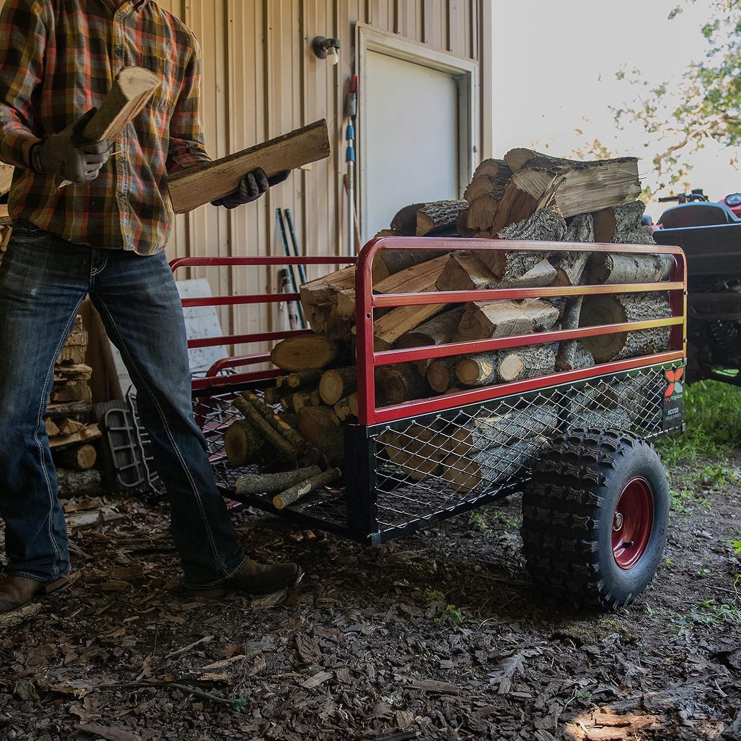 Yutrax Trail Warrior X4 1,250 lb Off-Road UTV/ATV Utility Trailer TX159