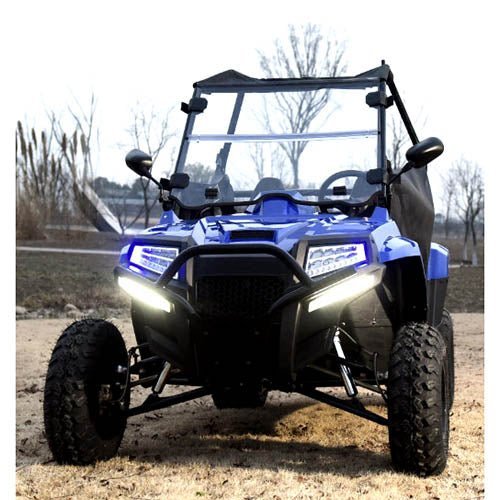 200cc Highlander UTV – Fuel-Injected Power & Style in Blue (YK200U)