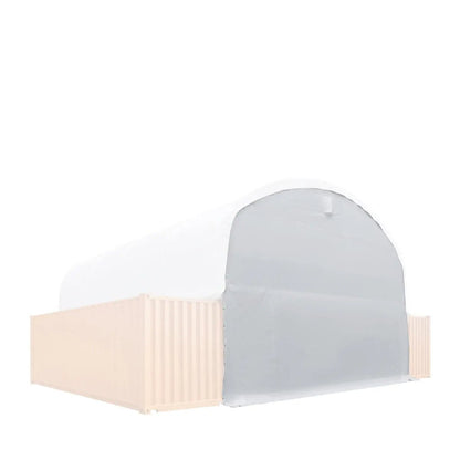 Back End Wall Kit, Compatible with TMG-DT3020C and DT3040C container shelters installed with the high cube containers (9’6″), TMG-DT30BW9V