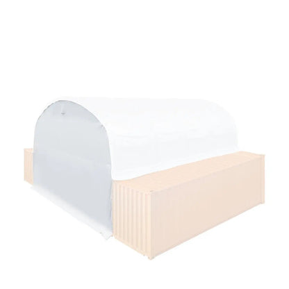 Back End Wall Kit, Compatible with TMG-DT3020C and DT3040C container shelters installed with the high cube containers (9’6″), TMG-DT30BW9V