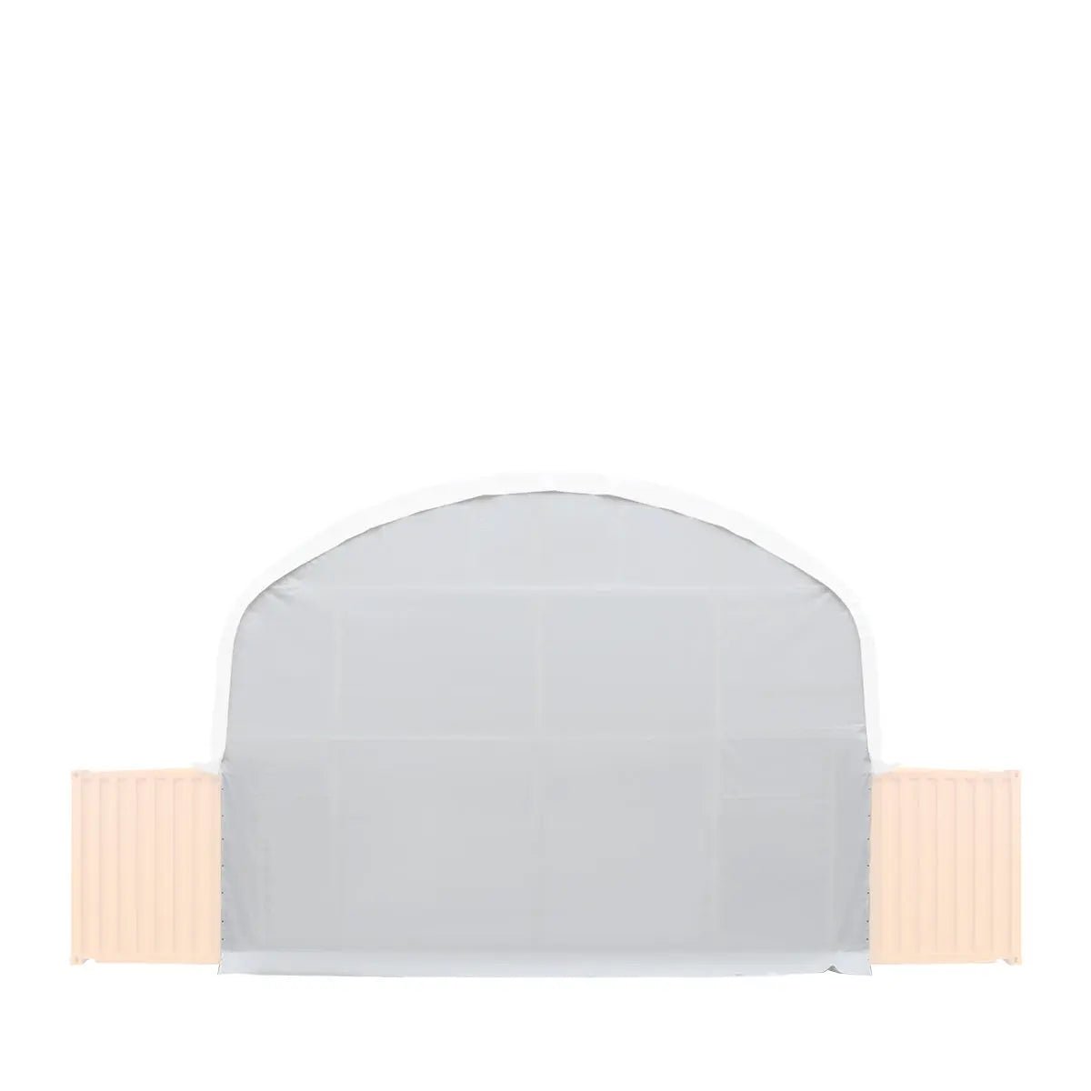 Back End Wall Kit, Compatible with TMG-DT3020C and DT3040C container shelters installed with the standard height containers (8’6″), TMG-DT30BW8V